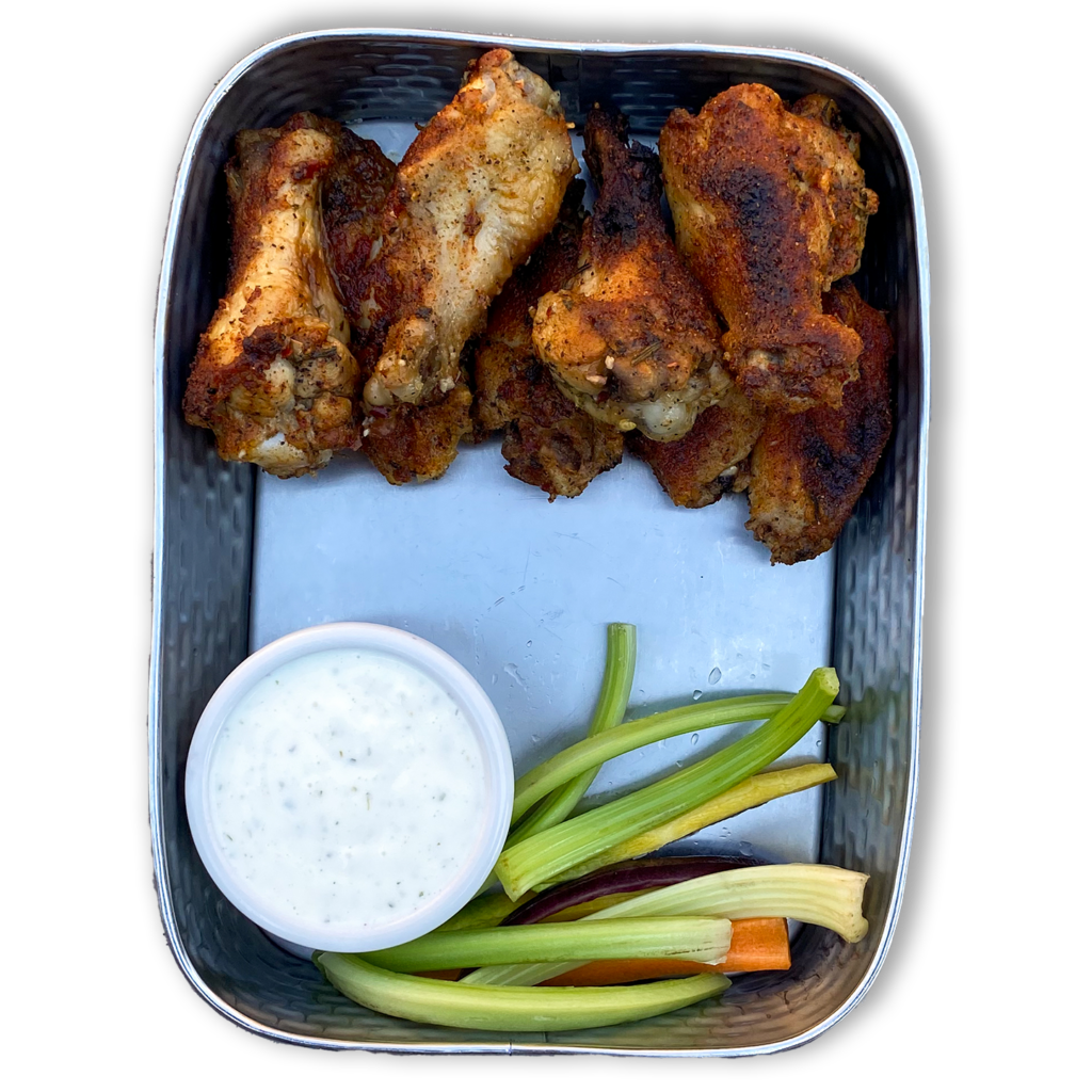 blackened dry rub wings